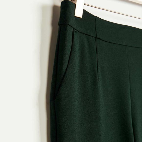 Green Straight Pants The Modern Stretch - Picture 14 of 14